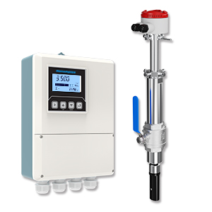 聯測_LDGC-SIN插入式電磁流量計 一體式 大口徑 污水廢水防腐_